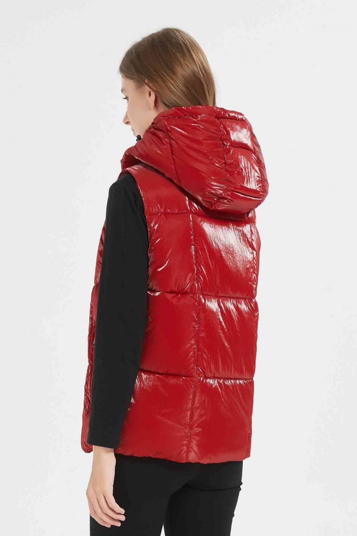 CHALECO ACOLCHADO OBRF2027-ROJO