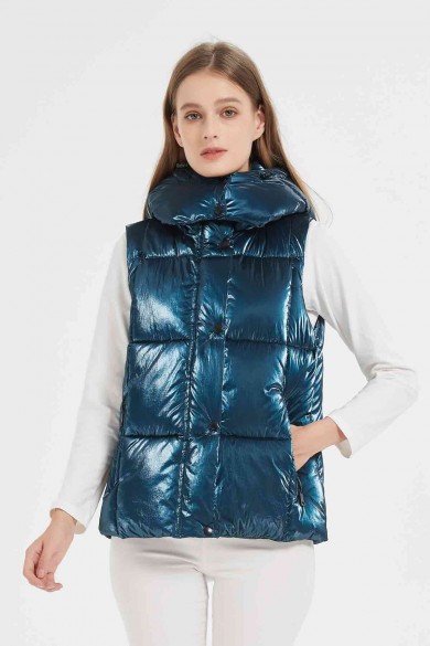 CHALECO ACOLCHADO OBRF2027-TURQUESA