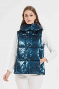 CHALECO ACOLCHADO OBRF2027-TURQUESA