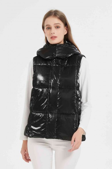 CHALECO ACOLCHADO OBRF2027-NEGRO