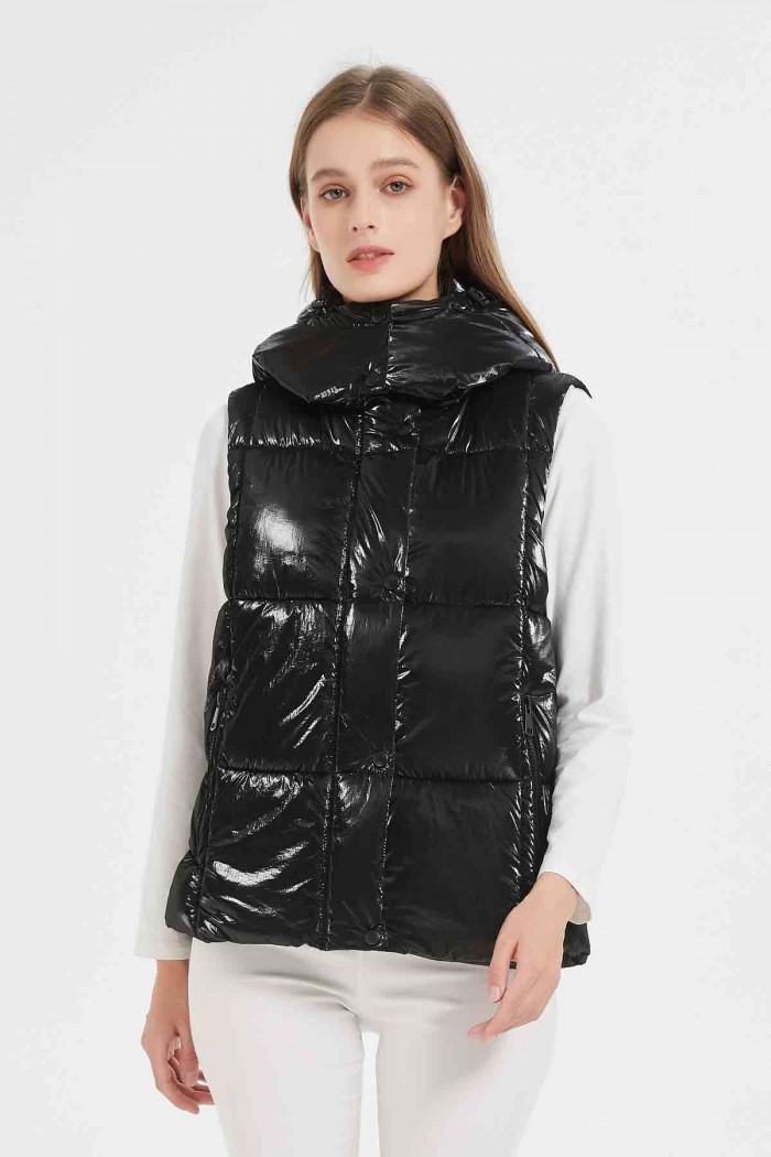 CHALECO ACOLCHADO OBRF2027-NEGRO