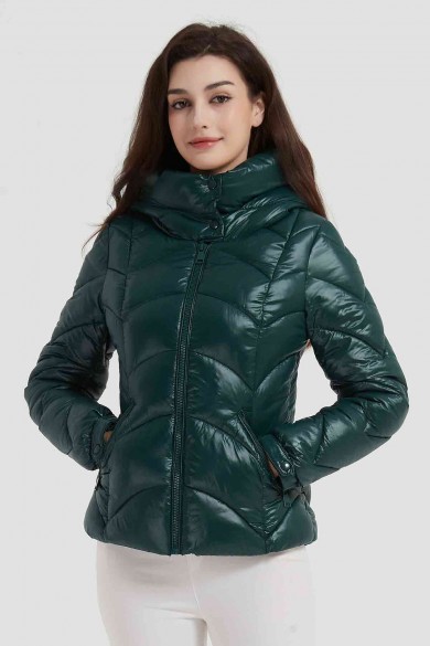 CHAQUETA ACOLCHADA OBRF2029-TURQUESA