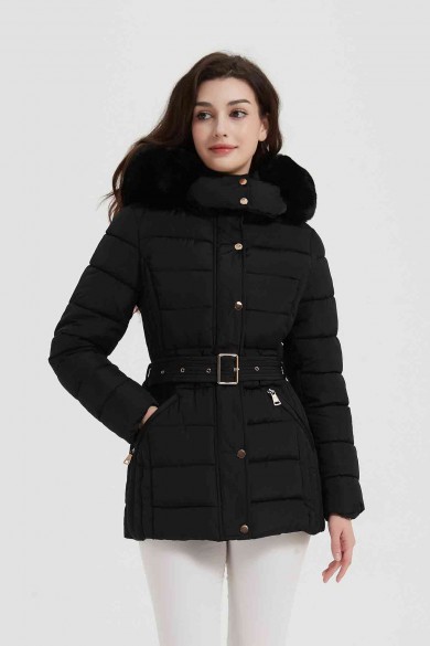 ABRIGO ACOLCHADO OBRF2013-NEGRO