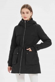 CHAQUETA PARKA CON FORRO OBRF2022-NEGRO