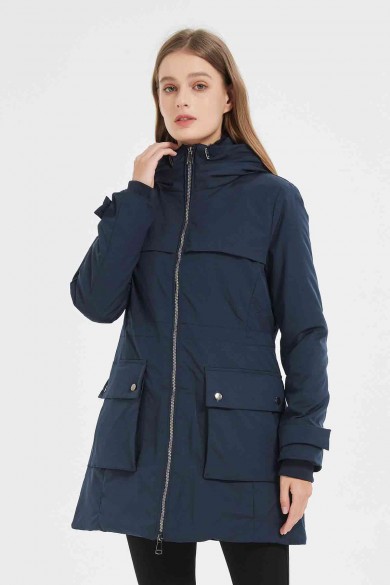 CHAQUETA PARKA CON FORRO OBRF2022-AZUL MARINO
