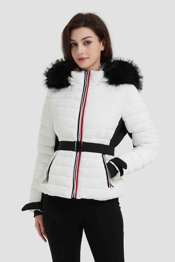 CHAQUETA ACOLCHADA OBRF2024-BLANCO