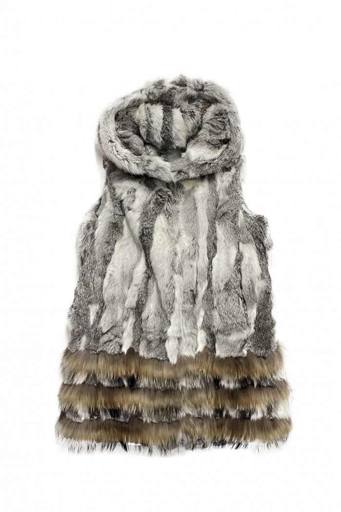 CHALECO GRIS NATURAL PC-LLL5764-16