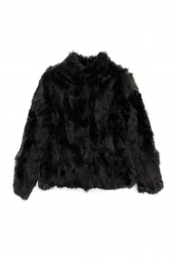 CHAQUETA PELO DE CONEJO MARRON PC-LLL5566-45