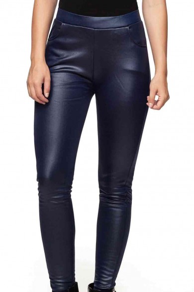 LEGGINGS DE POLIPIEL BOLSILLOS OBS-KZ00004