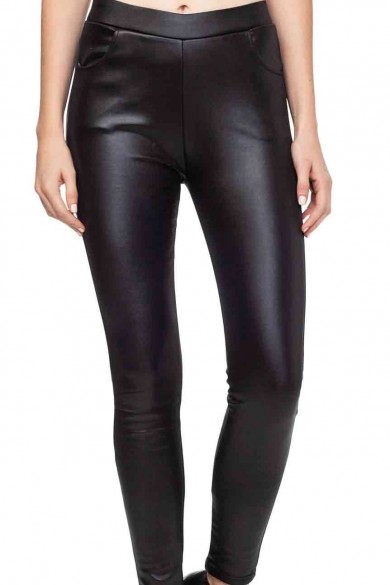 LEGGINGS DE POLIPIEL BOLSILLOS OBS-KZ00004