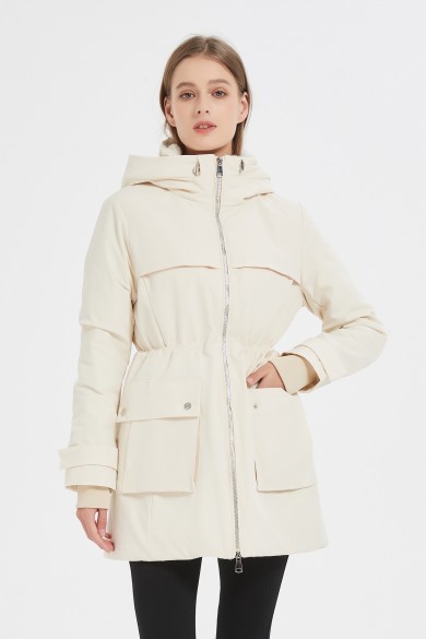 CHAQUETA PARKA CON FORRO OBRF2022-BEIGE