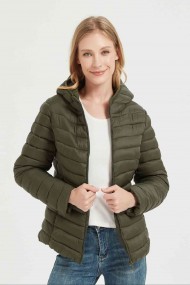CHAQUETA ACOLCHADA FINA OBRF2016-VERDE KAKI