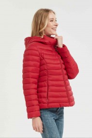CHAQUETA ACOLCHADA FINA OBRF2015-ROJO