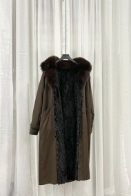 GABARDINA FORRADA  PC-PARKA2022 MARRON