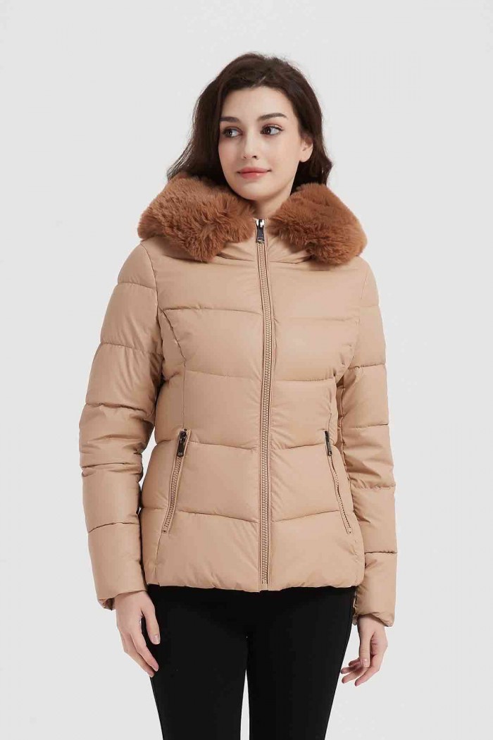 CHAQUETA CON CAPUCHA ACOLCHADA OBR-F2023