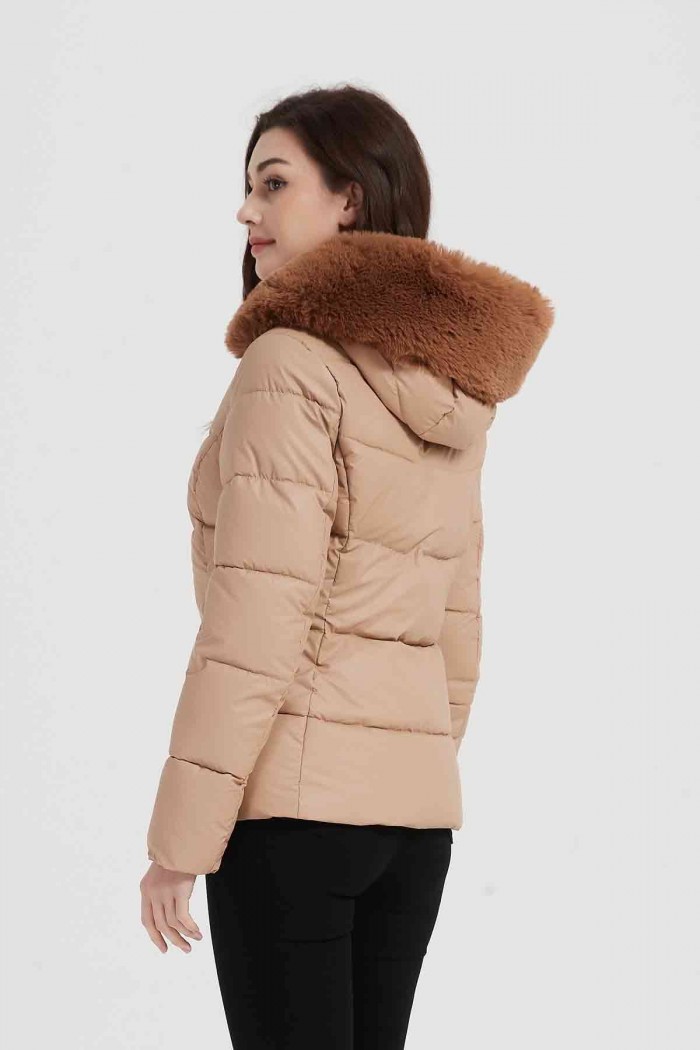CHAQUETA CON CAPUCHA ACOLCHADA OBR-F2023