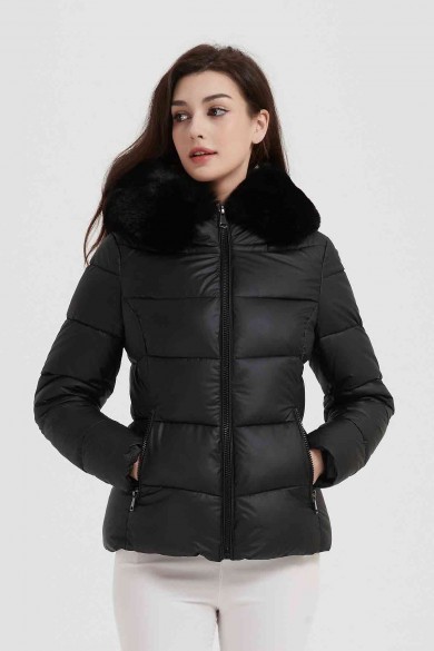 CHAQUETA CON CAPUCHA ACOLCHADA 4COLORES OBR-F2023