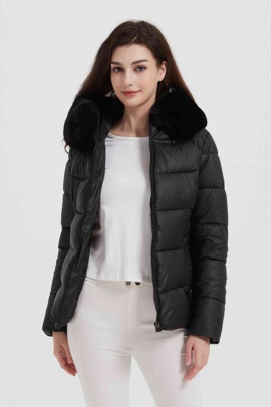 CHAQUETA CON CAPUCHA ACOLCHADA 4COLORES OBR-F2023