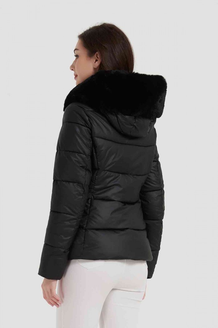 CHAQUETA CON CAPUCHA ACOLCHADA 4COLORES OBR-F2023