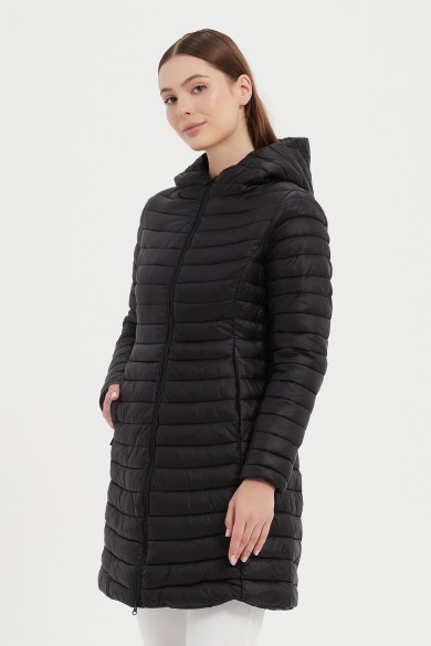 ABRIGO CON CAPUCHA ACOLCHADO 6COLORES OBR-F2041