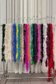 TIRAS PLUMAS DE AVESTRUZ 180CM 27COLORES