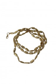 COLLAR LARGO VINTAGE CON ACABADO EN DORADO ENVEJECIDO