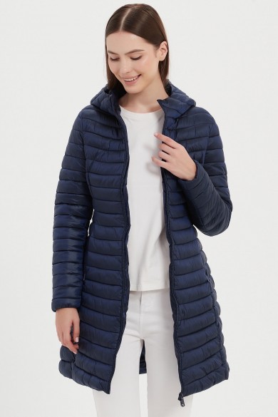 ABRIGO CON CAPUCHA ACOLCHADO 6COLORES OBR-F2041