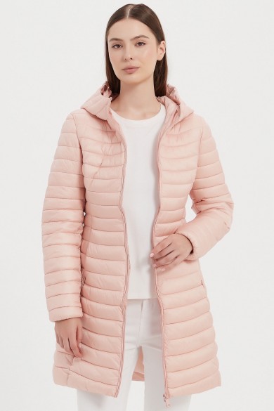 ABRIGO CON CAPUCHA ACOLCHADO 6COLORES OBR-F2041