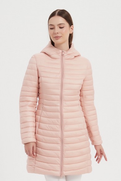 ABRIGO CON CAPUCHA ACOLCHADO 6COLORES OBR-F2041