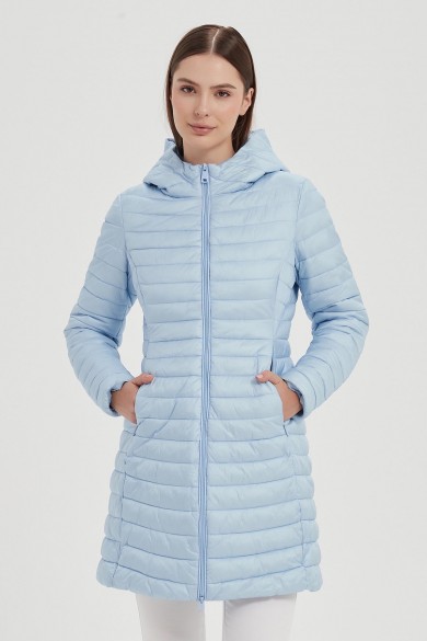 ABRIGO CON CAPUCHA ACOLCHADO 6COLORES OBR-F2041