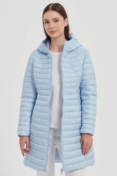 ABRIGO CON CAPUCHA ACOLCHADO 6COLORES OBR-F2041