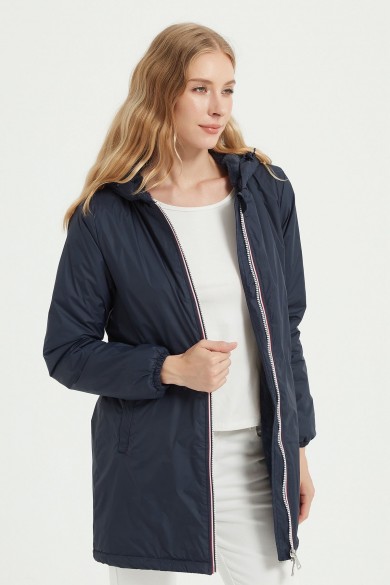 ABRIGO CON CAPUCHA 4 COLORES GRIS CLARO OBR-F2047