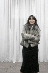 CHAQUETA CONEJO CON CUELLO DE ZORRO PC-LLL5836