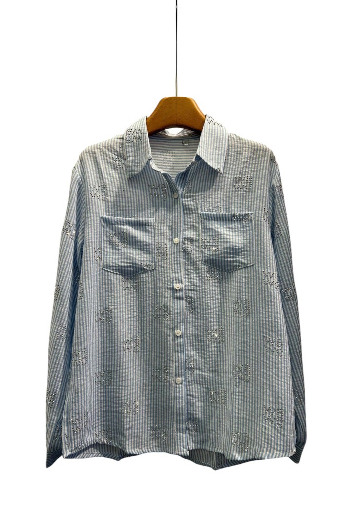 CAMISA TY-M9987 AZUL