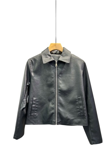 CHAQUETA EFECTO PIEL TY-M9111