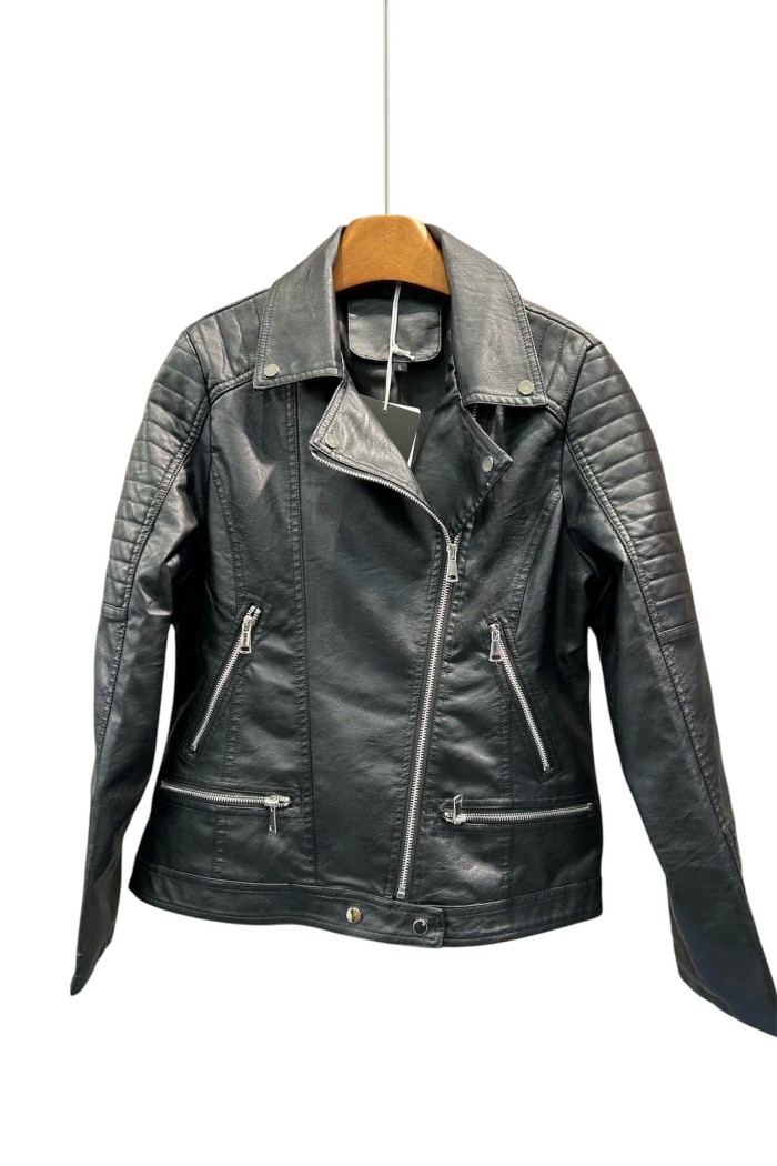 CHAQUETA POLIPIEL TY-M9687 NEGRO