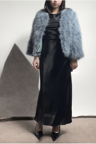 CHAQUETA PLUMAS DE AVESTRUZ PC-YLM5749-60