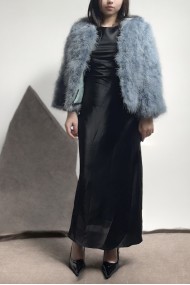 CHAQUETA PLUMAS DE AVESTRUZ PC-YLM5749-60