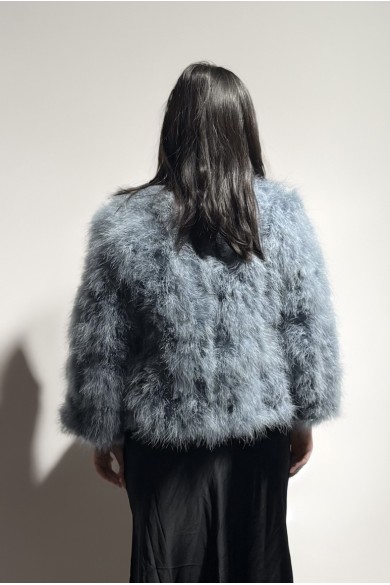 CHAQUETA PLUMAS DE AVESTRUZ PC-YLM5749-60