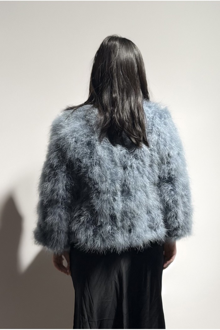 CHAQUETA PLUMAS DE AVESTRUZ PC-YLM5749-60