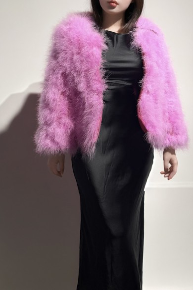 CHAQUETA PLUMAS DE AVESTRUZ PC-YLM5749-76