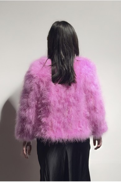 CHAQUETA PLUMAS DE AVESTRUZ PC-YLM5749-76