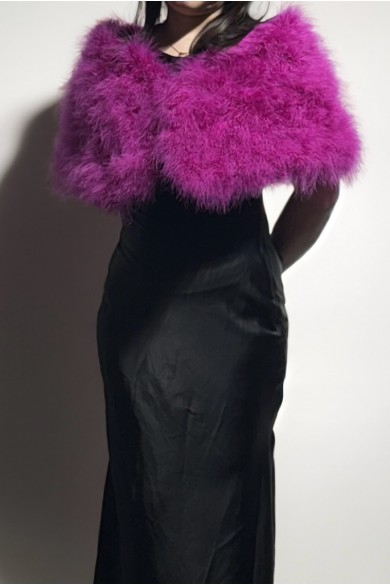 Estola de Plumas de avestruz PC-YLM5624-47