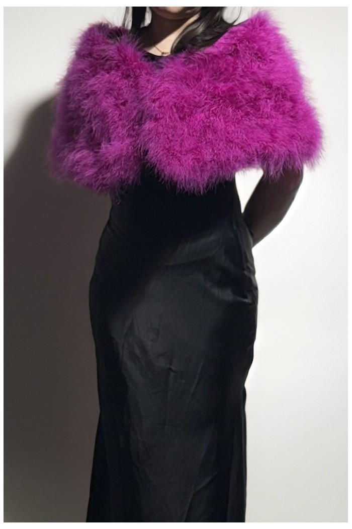 Estola de Plumas de avestruz PC-YLM5624-47