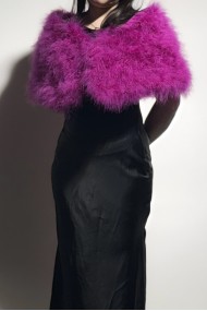 Estola de Plumas de avestruz PC-YLM5624-47