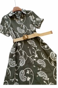 VESTIDO BORDADO TY-993 VERDE