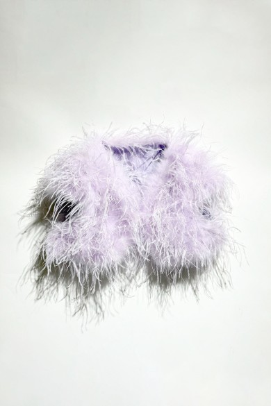 CHALECO CORTO PLUMAS DE AVESTRUZ PC-YLM5835-18