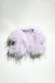 CHALECO CORTO PLUMAS DE AVESTRUZ PC-YLM5835-18