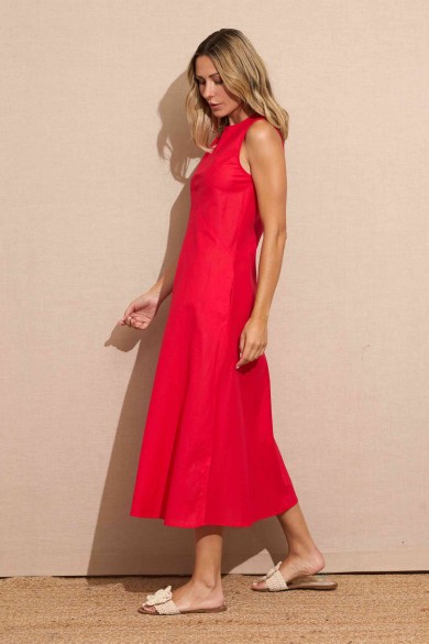 VESTIDO ROJO FBZMR22165