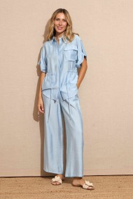 CONJUNTO CAMISA PANTALON AZUL FBZMR22147AB